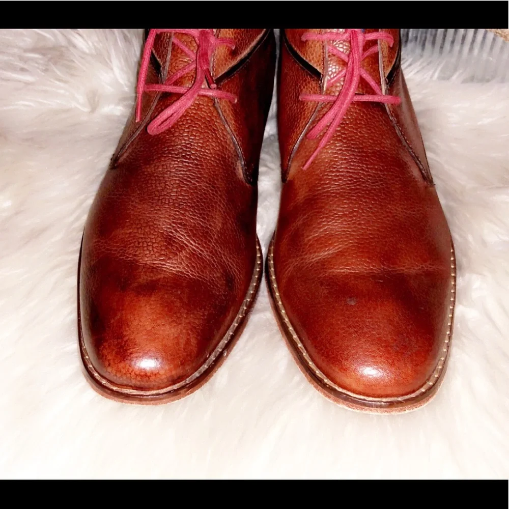 COLE HAAN Chukka Brown Leather Boot